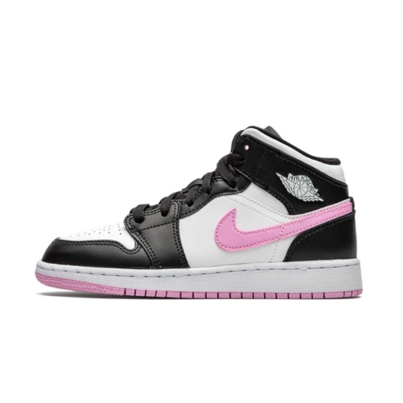 Jordan Shoes - Air Jordan 1 Mid GS White Light Arctic Pink